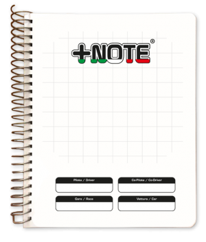 Quaderno note rally grande +Note con spirale in metallo