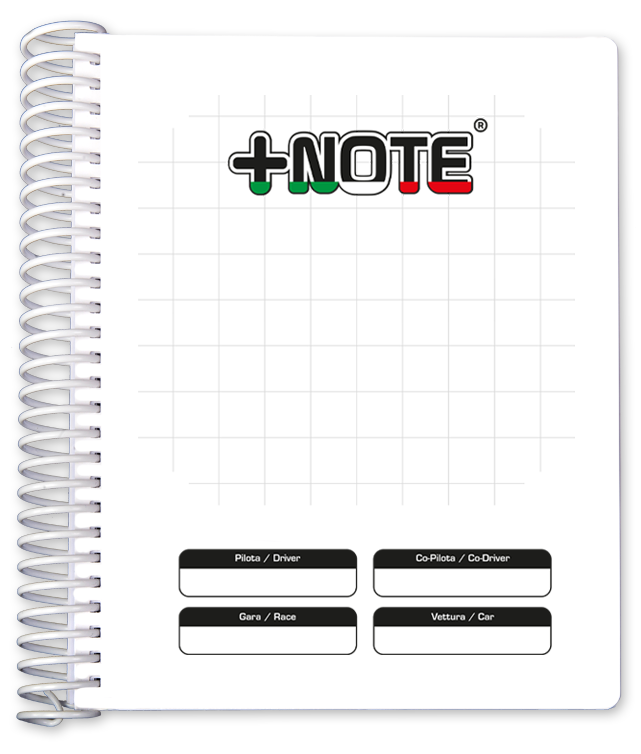 Quaderno note rally grande +Note con spirale in metallo - +Note