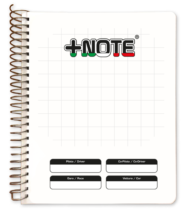 Quaderno note rally piccolo +Note con spirale in metallo - +Note