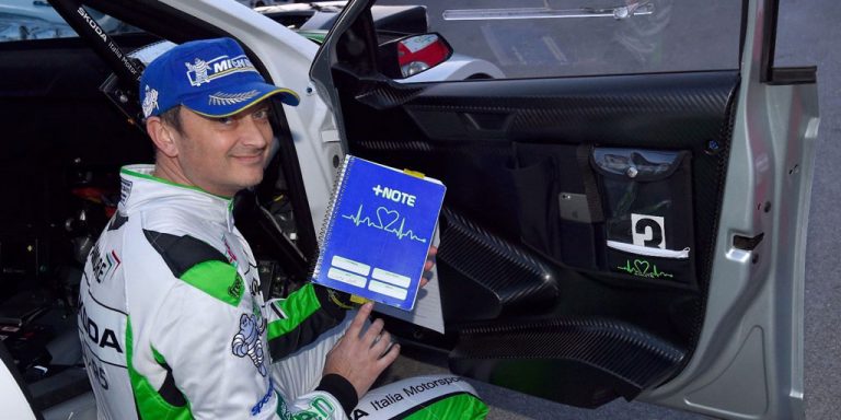 Testimonianza di Guido D'Amore sul quaderno note rally per navigatore +Note