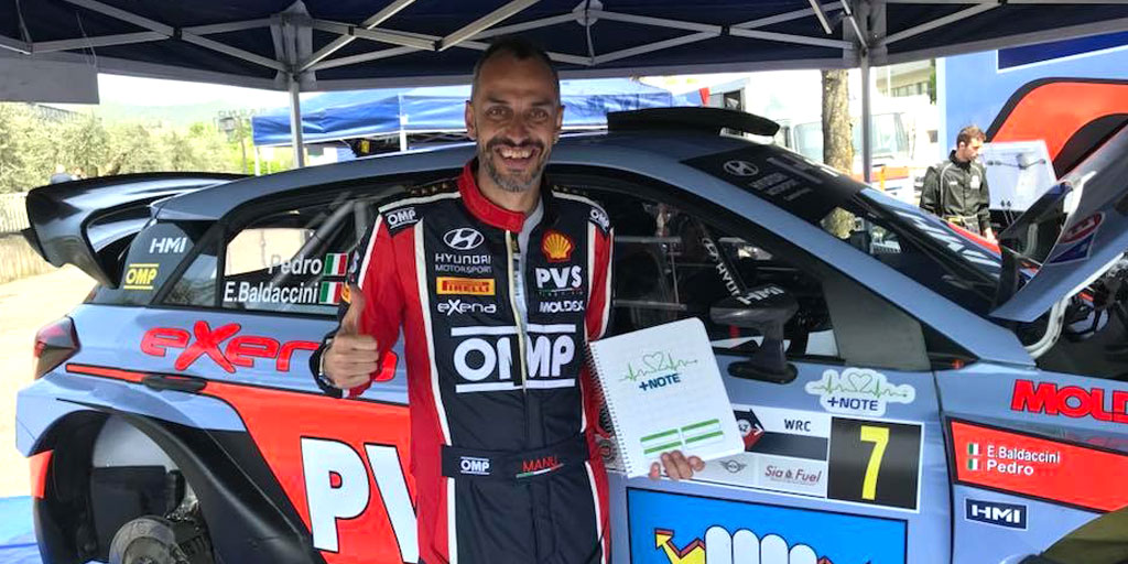 Testimonianza di Emanuele Baldaccini sul quaderno note rally per navigatore +Note Testimonianza di Emanuele Baldaccini sul quaderno note rally per navigatore +Note