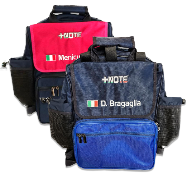Custom co-driver backpack bag +Note Evo, two colors